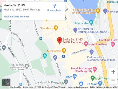 Karte Büro Flensburg